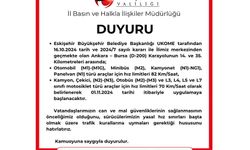 Ankara-Bursa karayolundaki hız limiti düşürüldü