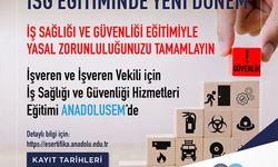 ANADOLUSEM'den ulusal ölçekte İSG eğitimleri için yeni dönem başlıyor