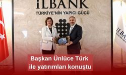 Başkan Ünlüce Türk ile yatırımları konuştu