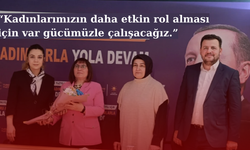 AK Parti Odunpazarı İlçe Kadın Kolları'nda bayrak değişimi