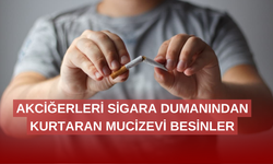 Akciğerleri sigara dumanından kurtaran mucizevi besinler