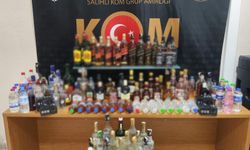 62 litre gümrük kaçağı alkol ele geçirildi