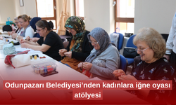 Odunpazarı Belediyesi’nden kadınlara iğne oyası atölyesi