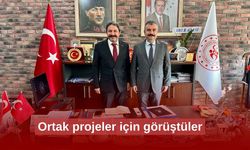 Kalın ve Bayrak ortak projeler için görüştü