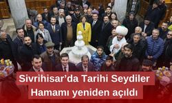 Sivrihisar’da Tarihi Seydiler Hamamı yeniden açıldı