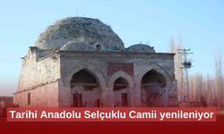 Tarihi Anadolu Selçuklu Camii yenileniyor