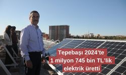 Tepebaşı 2024’te 1 milyon 745 bin TL’lik elektrik üretti