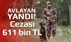 Avlayan yandı! Cezası 611 bin TL