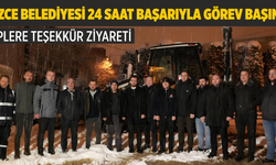 BELEDİYE 24 SAAT BAŞARIYLA GÖREV BAŞINDA