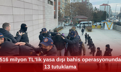 516 milyon TL'lik yasa dışı bahis operasyonunda 13 tutuklama