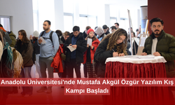 Anadolu Üniversitesi'nde Mustafa Akgül Özgür Yazılım Kış Kampı Başladı