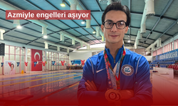 Azmiyle engelleri aşıyor