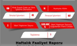 Denetimlerde 1.0035,458 TL idari para cezası kesildi