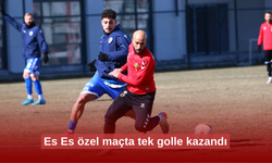 Es Es özel maçta tek golle kazandı