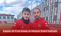 Eskişehirspor’da Kaptan Ali Fırat Kasap ve Hüseyin Eşkol Kadroda