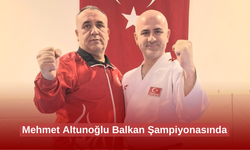 Mehmet Altunoğlu Balkan Şampiyonasında