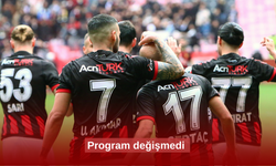 Program değişmedi