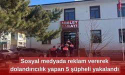 Sosyal medyada reklam vererek dolandırıcılık yapan 5 şüpheli yakalandı