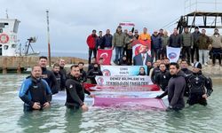 18 Mart Çanakkale Deniz Zaferi'nin 110. Yıldönümünde Anlamlı Dalış