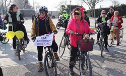 Kadınlar Günü Bisiklet Turu yapıldı