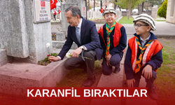 Başkan Ataç ve minik izcilerden özel ziyaret