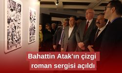 Bahattin Atak'ın çizgi roman sergisi açıldı