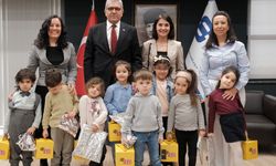Miniklerden Başkan Küpeli’ye Bayram Ziyareti