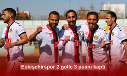 Eskişehirspor 2 golle 3 puanı kaptı