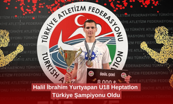 Halil İbrahim Yurtyapan, U18 Heptatlon Türkiye Şampiyonu Oldu