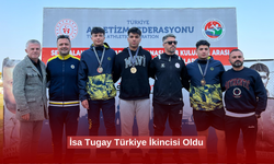 İsa Tugay Türkiye İkincisi Oldu