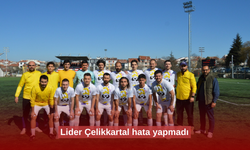 Lider Çelikkartal hata yapmadı