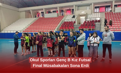 Okul Sporları Genç B Kız ve Erkek Futsal Final Müsabakaları Sona Erdi