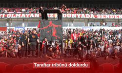 Taraftar tribünü doldurdu