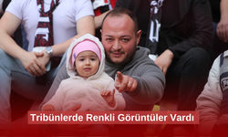 Tribünlerde Renkli Görüntüler Vardı