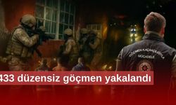 Düzensiz göçmen operasyonlarında 433 düzensiz göçmen yakalandı