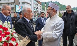 Diyanet İşleri Başkanı Erbaş, Ordu Büyükşehir Belediyesini ziyaret etti