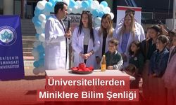 Üniversitelilerden Miniklere Bilim Şenliği