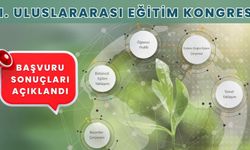 Eğitim Kongresi Başvuru Sonuçları Açıklandı