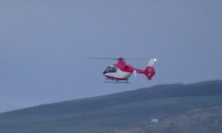 Ambulans helikopter 10 günlük bebek için havalandı