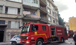 Konya'da boş apartmanda yangın paniği