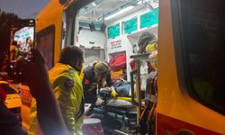 Halk otobüsü yayaya çarptı: 1 yaralı