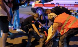 Otomobille Çarpışan Motosiklet Sürücüsü Yaralandı