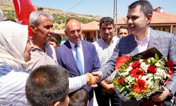 Bakan Kurum'a Zey Köyü'nden teşekkür