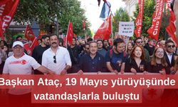 Başkan Ataç, 19 Mayıs yürüyüşünde vatandaşlarla buluştu