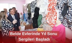 Belde Evlerinde Yıl Sonu Sergileri Başladı