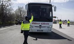 Jandarma Sivil Ekipleri, Şehirlerarası Otobüslerde Trafik Denetimi Yapıyor