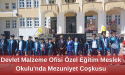 Devlet Malzeme Ofisi Özel Eğitim Meslek Okulu'nda Mezuniyet Coşkusu