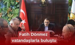 Fatih Dönmez vatandaşlarla buluştu