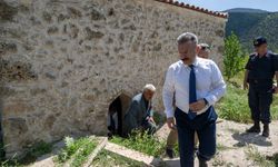Vali Hüseyin Aksoy’dan Halit Ağa Konağı ve Hamamına Ziyaret