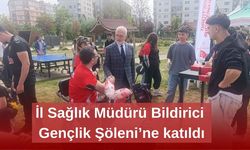 İl Sağlık Müdürü Bildirici  Gençlik Şöleni’ne katıldı